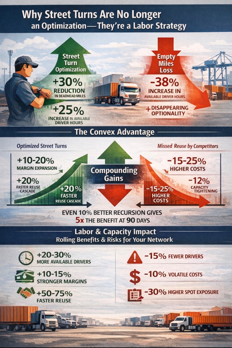 Why Street Turns Are No Longer an Optimization — They're a Labor Strategy
