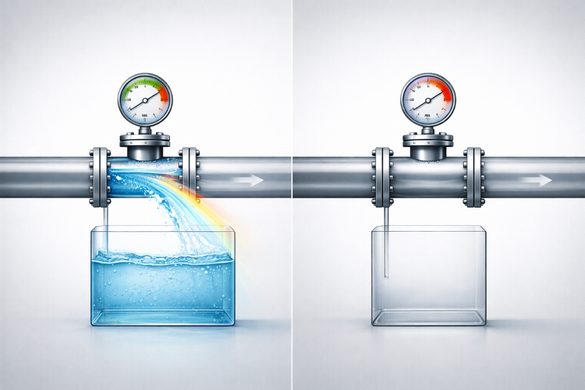 Pressure gauges illustration