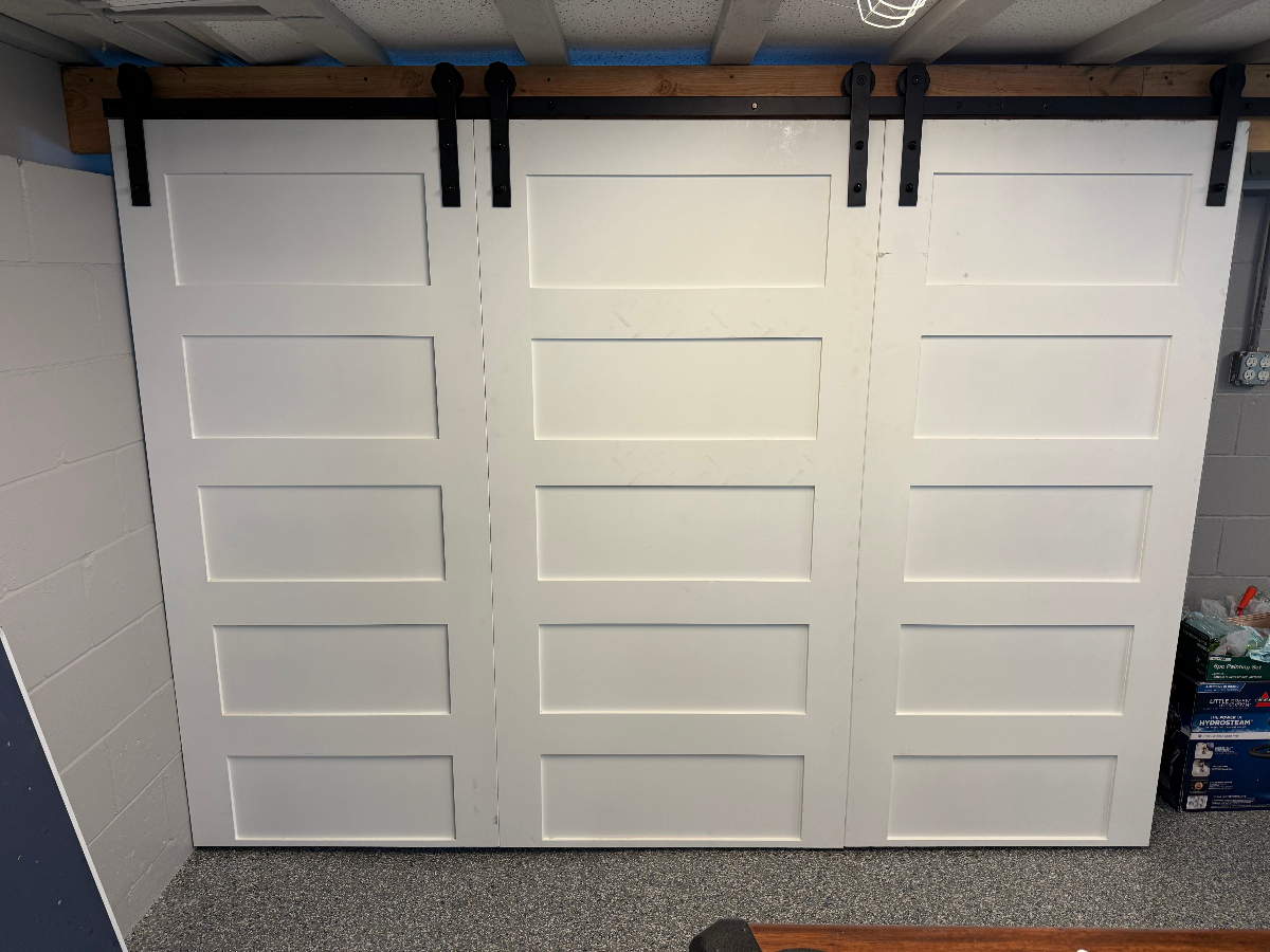 Barn door installation