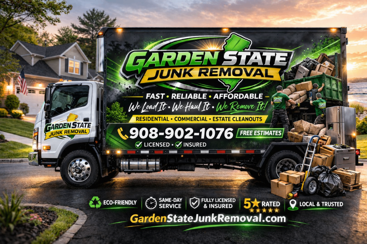Garden State Junk Removal Service Truck