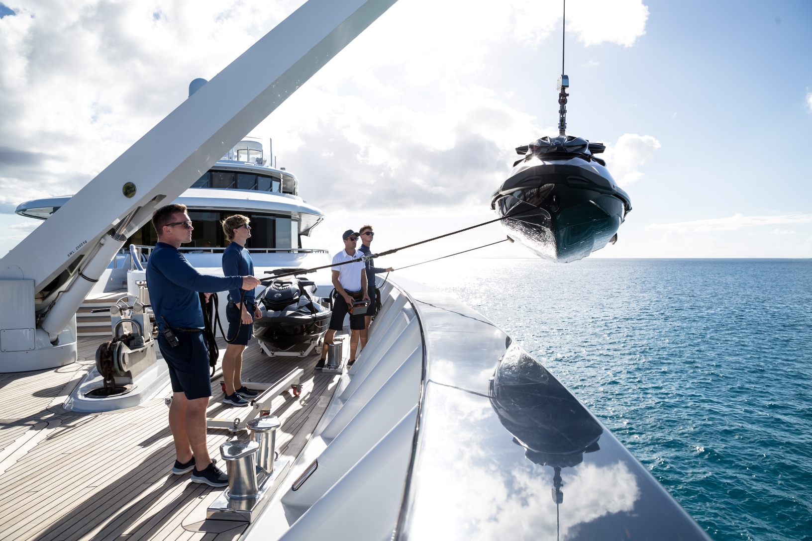 Professional superyacht crew
