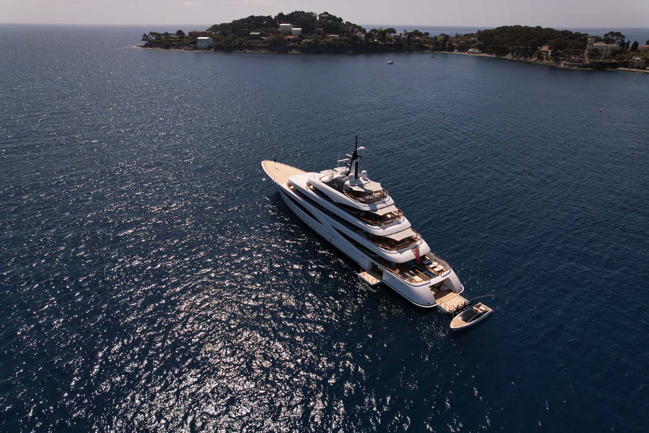 Luxury superyacht at sea — charter with SYG Yachts, personally vetted fleet worldwide