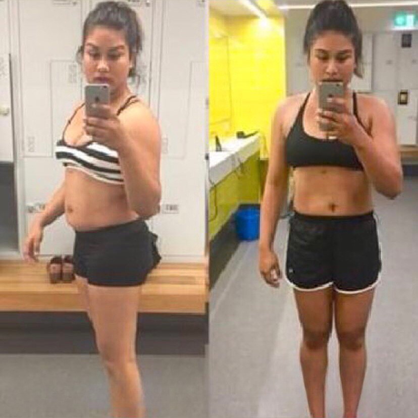 Nabihah I. transformation - before and after