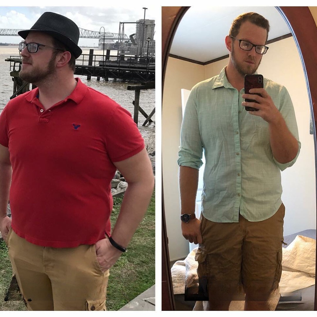 Wes N. transformation - before and after