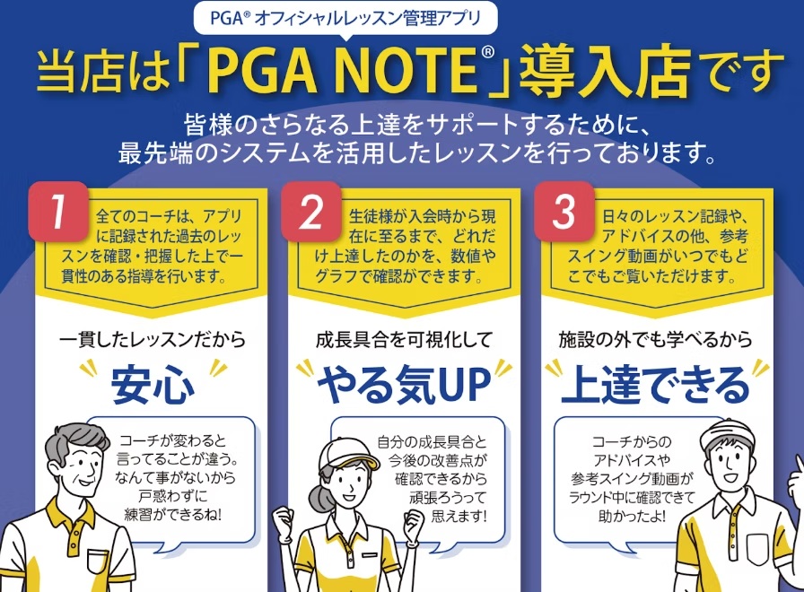 最新スイング解析「PGAノート」