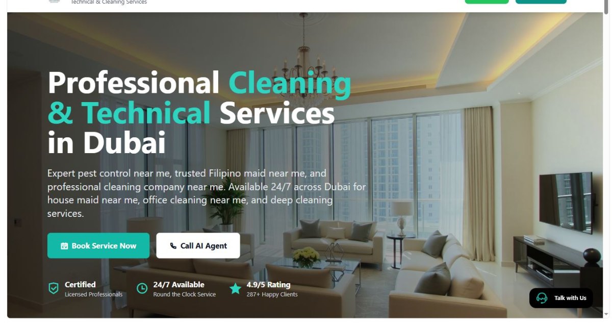Professional Cleaning Services in Dubai