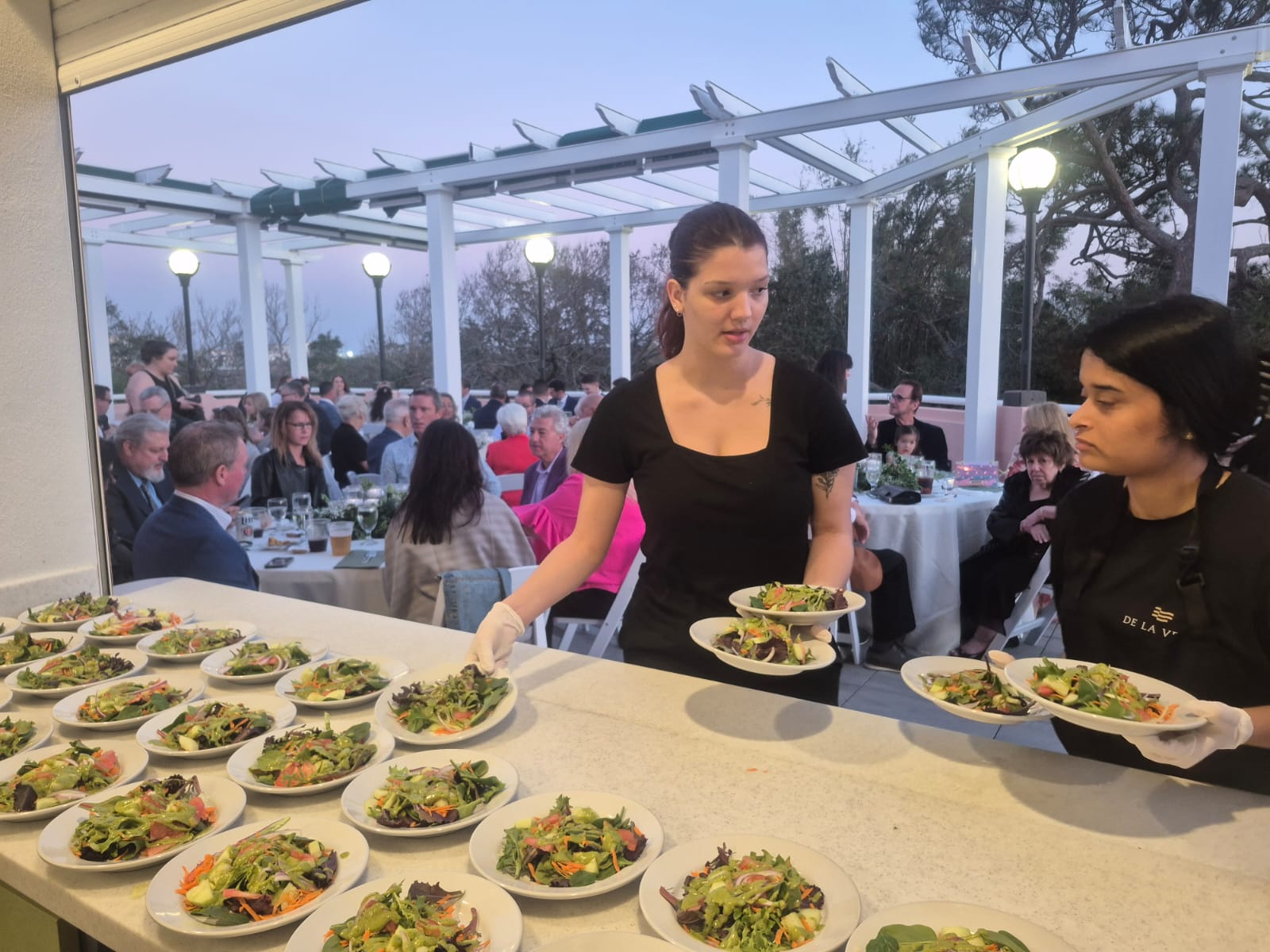 Bridal shower party setup