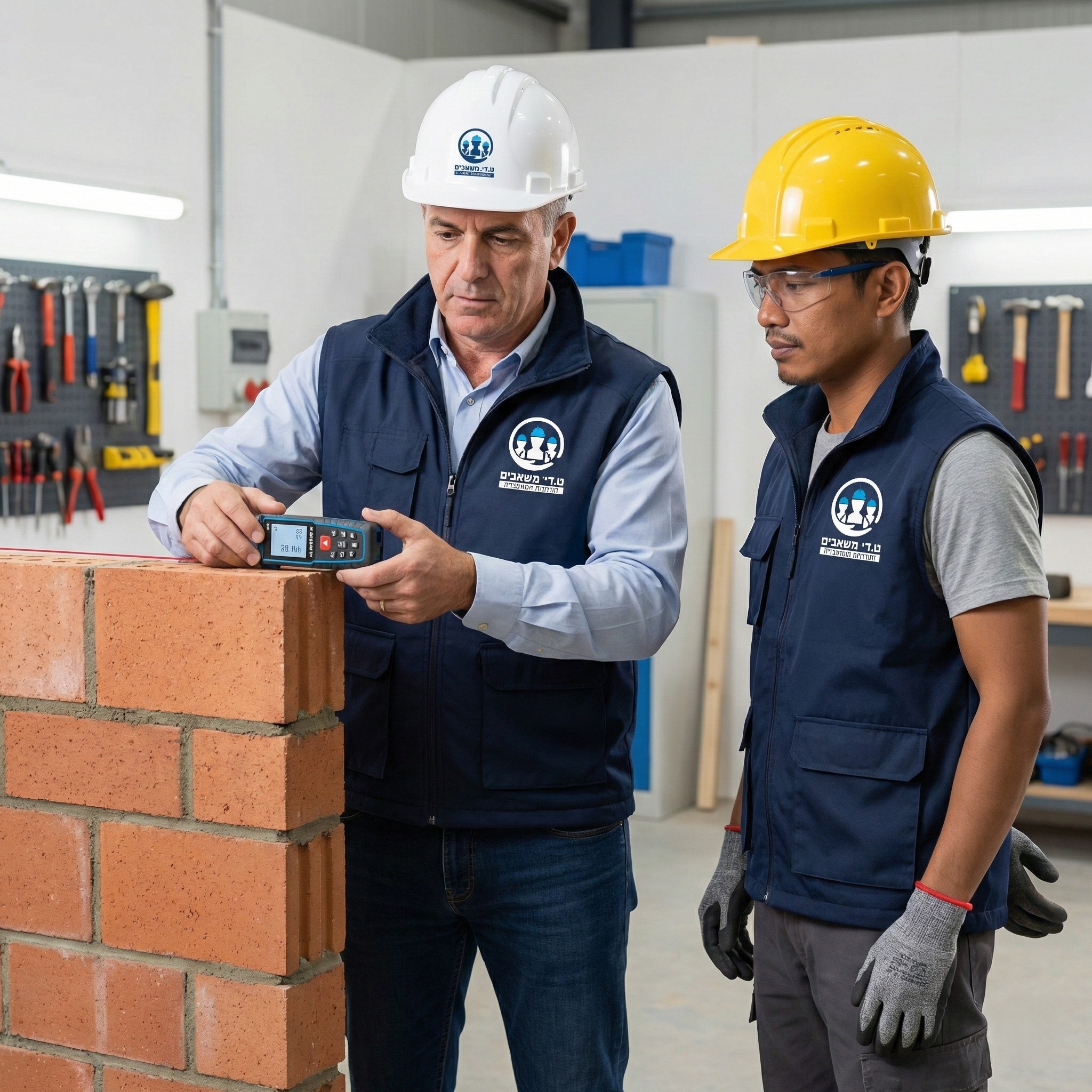 פעילות בנייה - עובדים בשטח