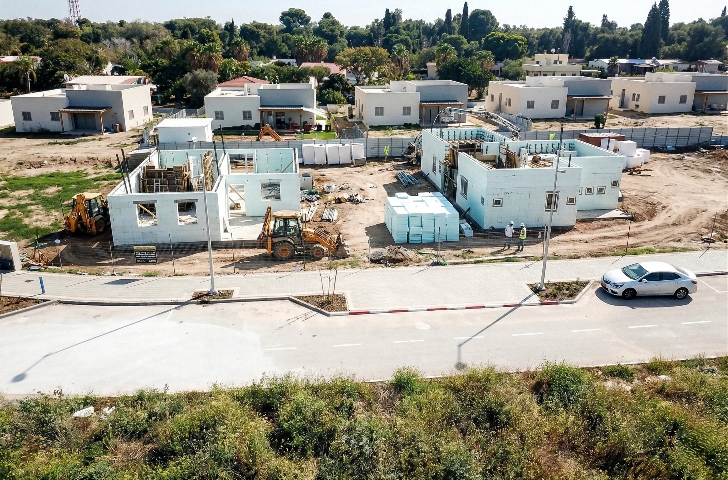 שכונת הרחבה - קיבוץ כיסופים — ביצוע הנדסי מלא של שלב ב' בהרחבת הקיבוץ עד מסירת מפתח