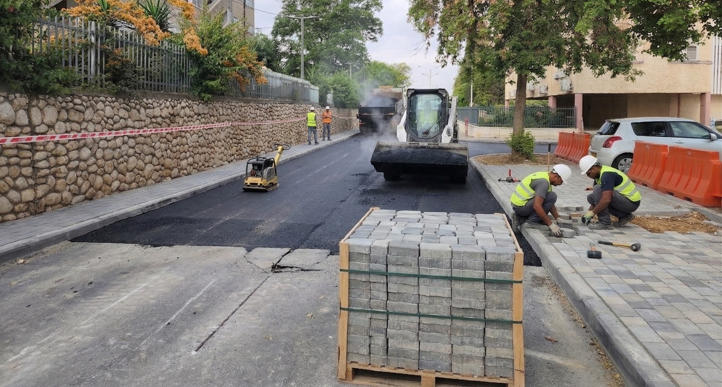 חידוש תשתיות ופיתוח — קריית גת — שדרוג תשתיות מקיף וביצוע עבודות פיתוח סביבתי ברחבי העיר