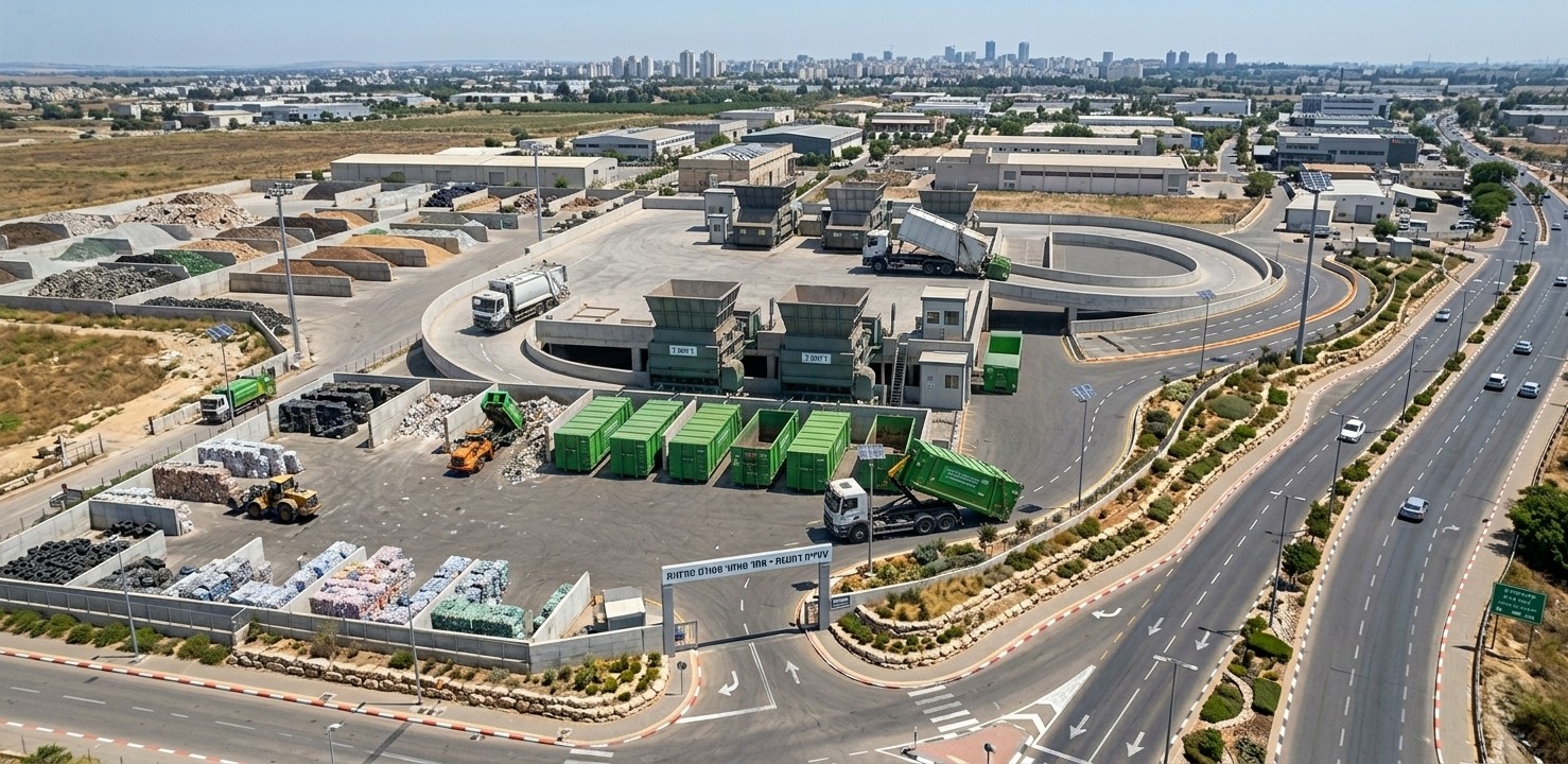 תחנת מעבר פסולת - רחובות — תכנון וביצוע הנדסי של תחנת מעבר פסולת עירונית