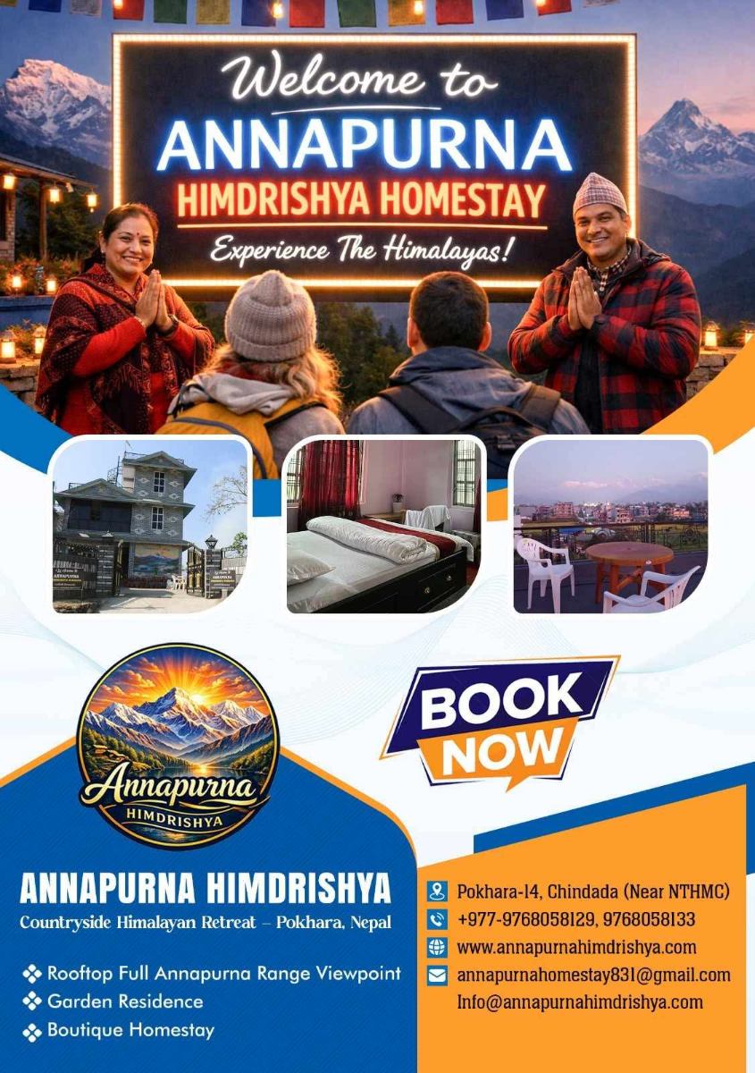 Welcome to Annapurna Himdrishya Homestay - Experience The Himalayas, Pokhara Nepal