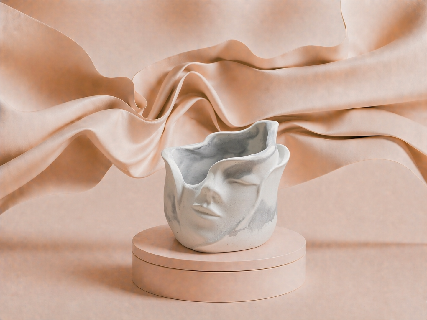 Fearless Face Vase