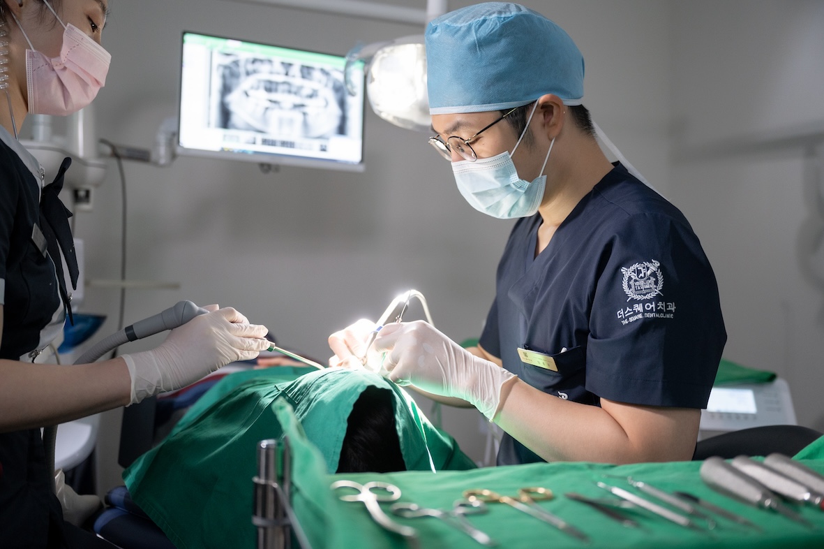 睡眠麻酔で痛みなく治療が完了