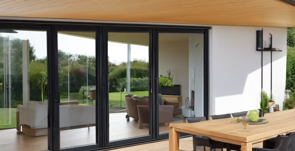 Wintex UPVC aluminium bi-folding doors