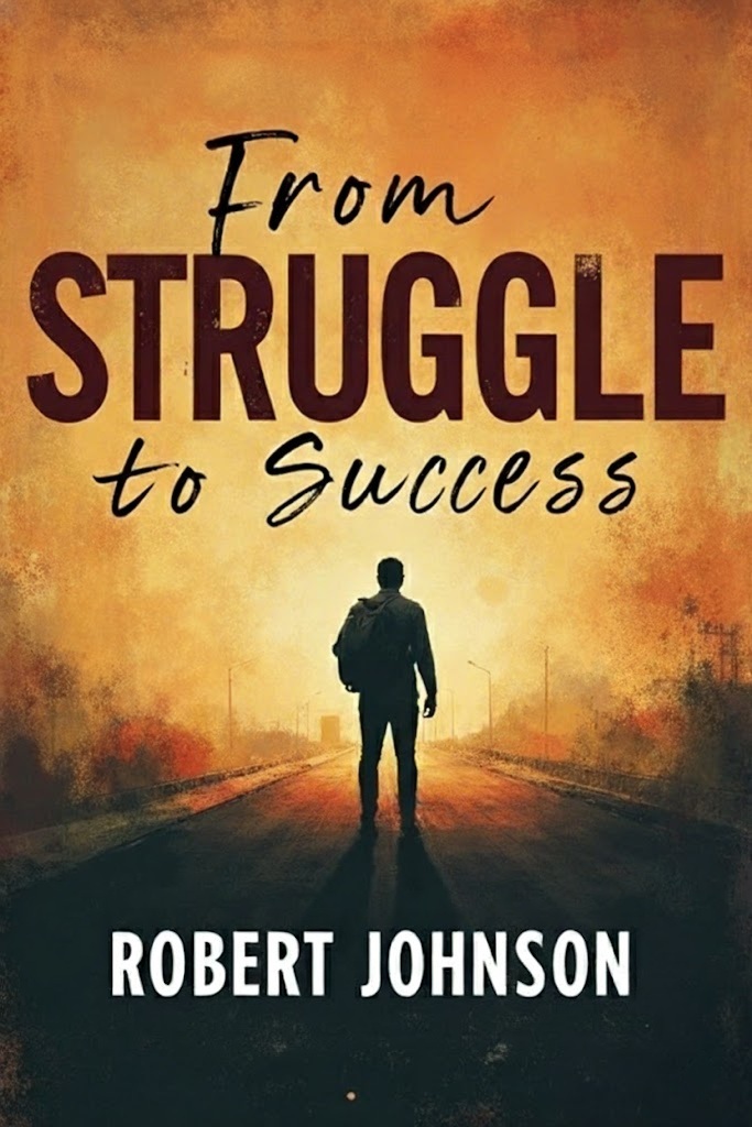 From Struggle to Success book cover by Robert Johnson - Media Press Gallery success story