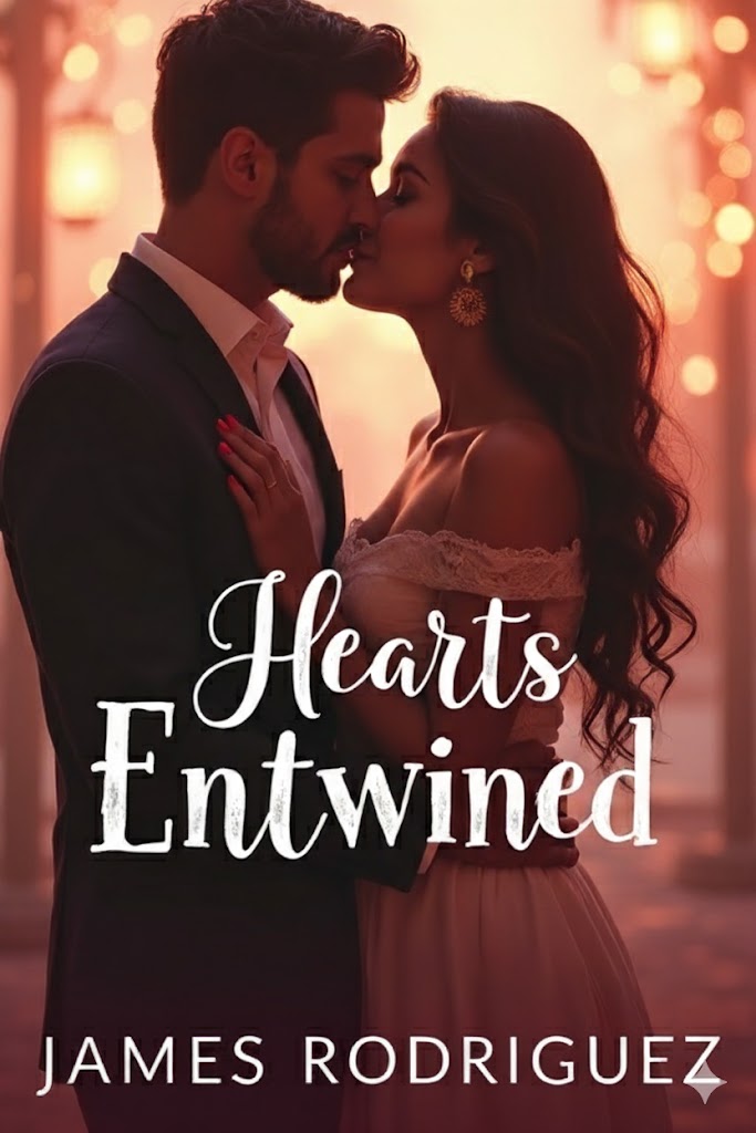 Romance novel book cover with professional editing services