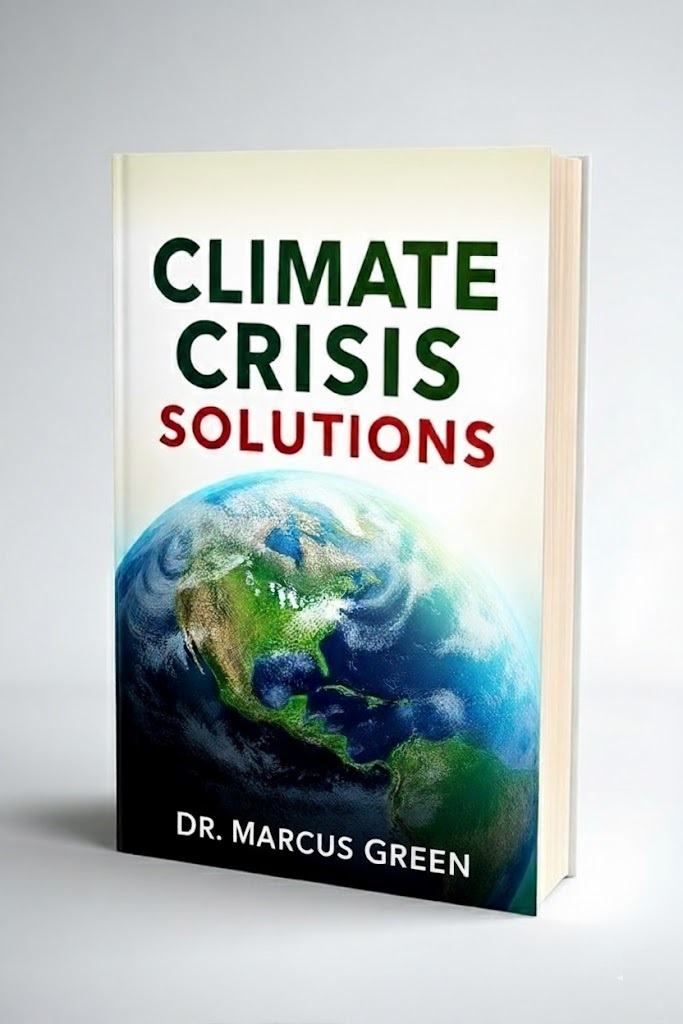 Climate Crisis Solutions book cover by Dr. Marcus Green - Media Press Gallery success story