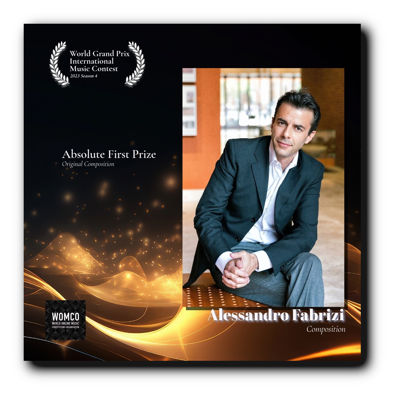 First Prize for Composition at the "WORLD GRAND PRIX International music Contest" 2023