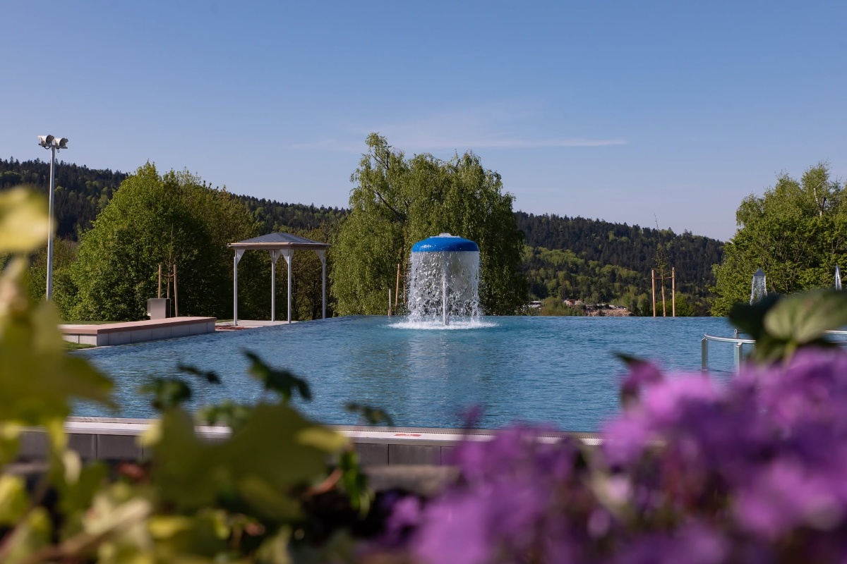 Karoli Badepark Waldkirchen — Wasserspielbereich im Freibad