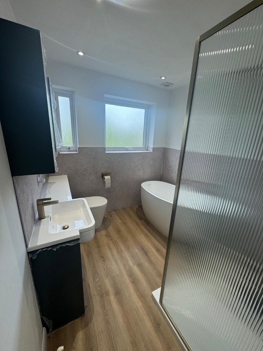 Structural work and stud wall construction during Goring renovation