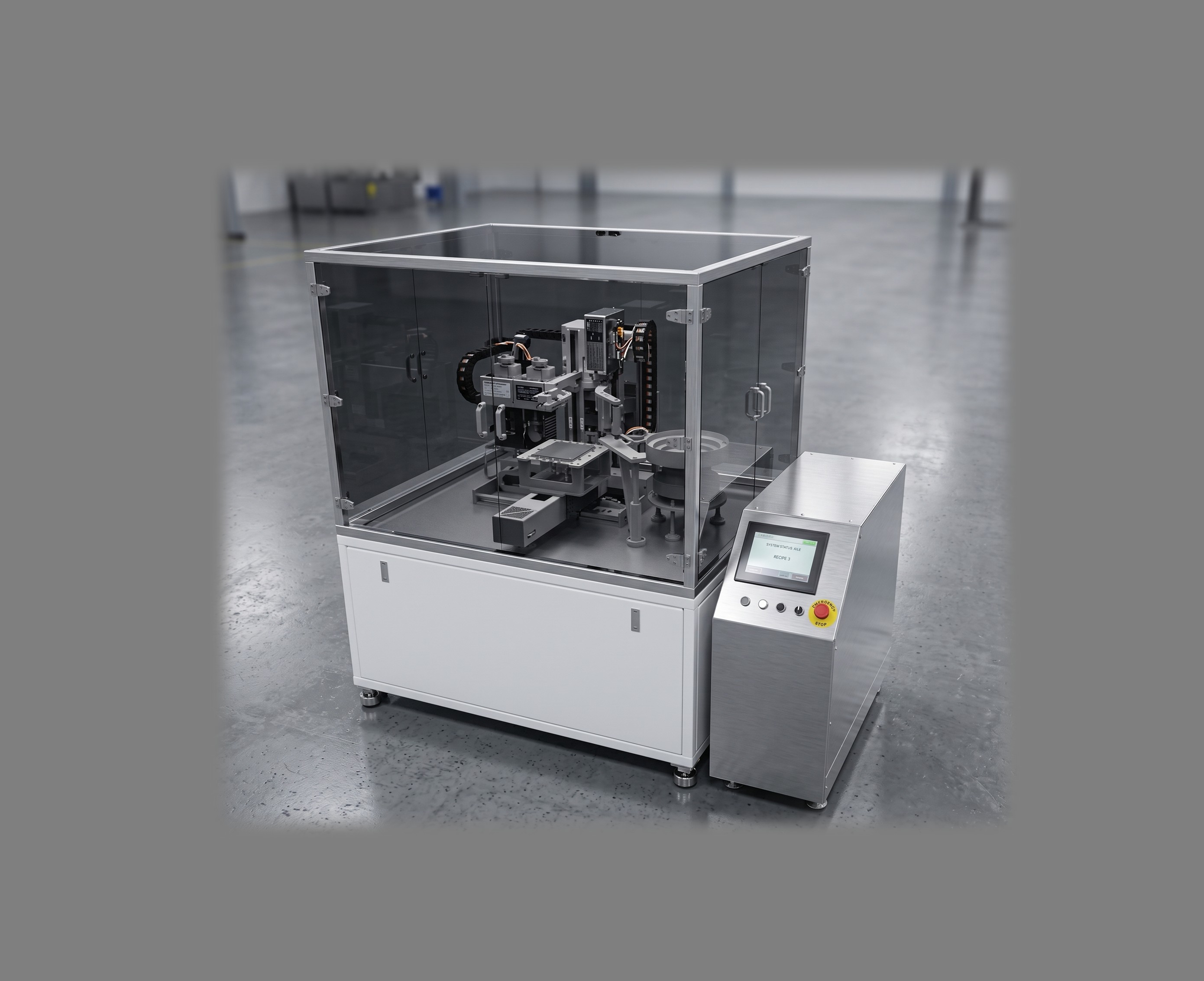 Prefilled syringe filling & closing system