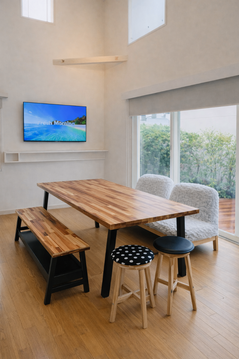 リビングルームの様子