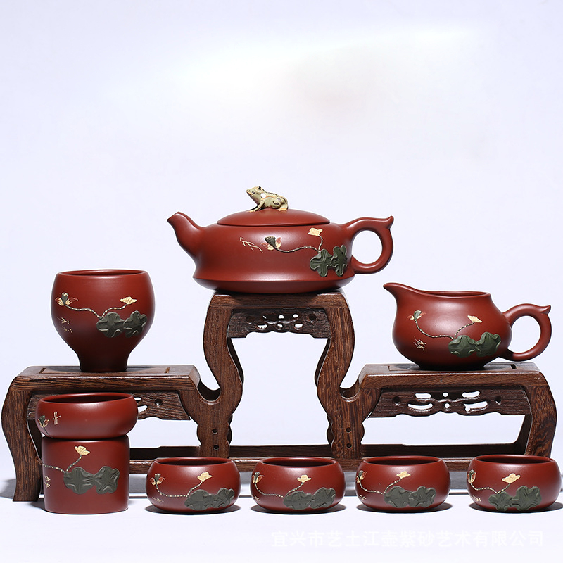 Bộ Ấm Chén Hà Đường Nguyệt Sắc