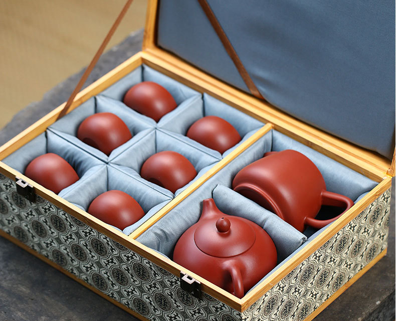 Bộ Ấm Chén Chu Sa