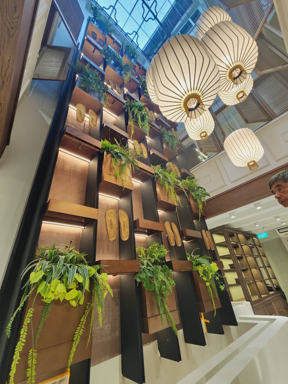 Birkenstocks Greenwall