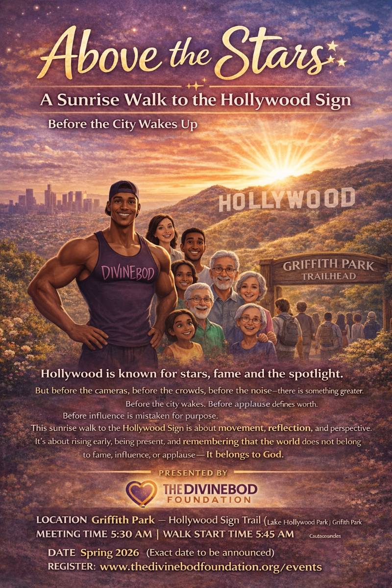 Above the Stars Hollywood Sign Sunrise Walk