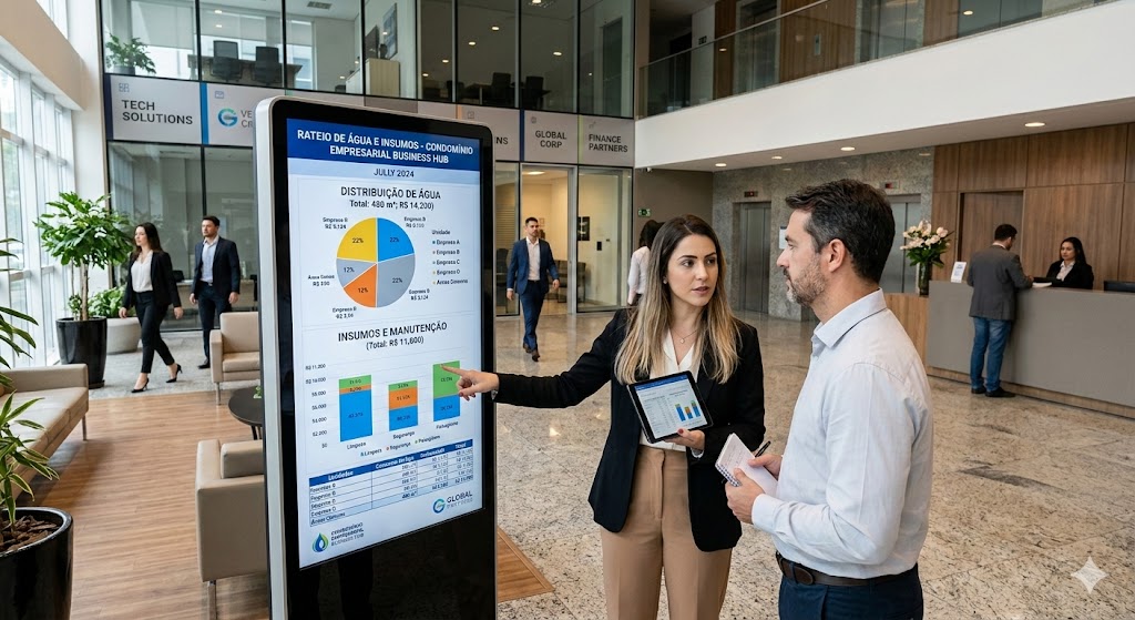 Rateio de Água e Insumos - Transparência e Fim do Desperdício