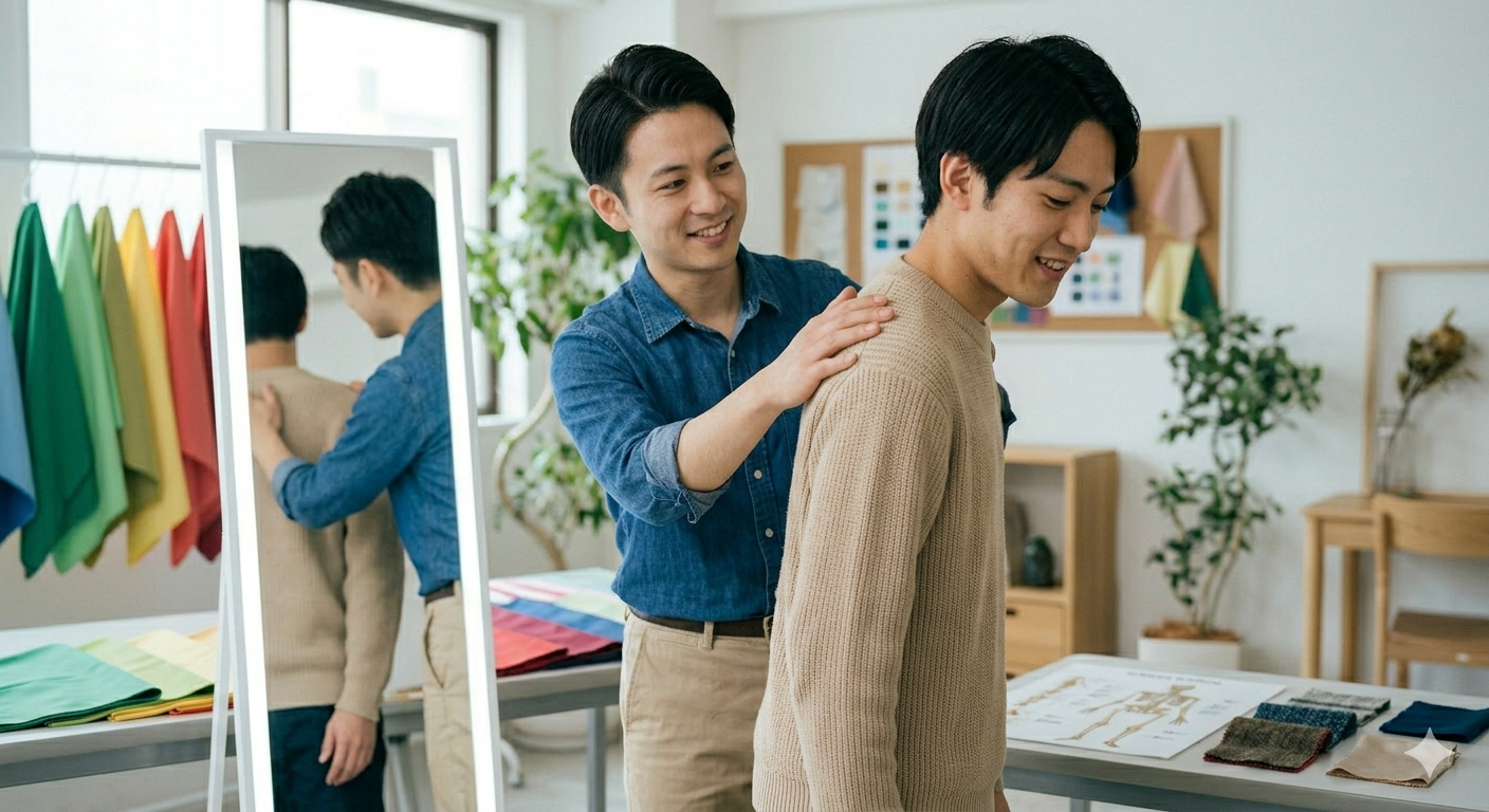 東京埼玉男性骨格診断 メンズ専門ファッション診断