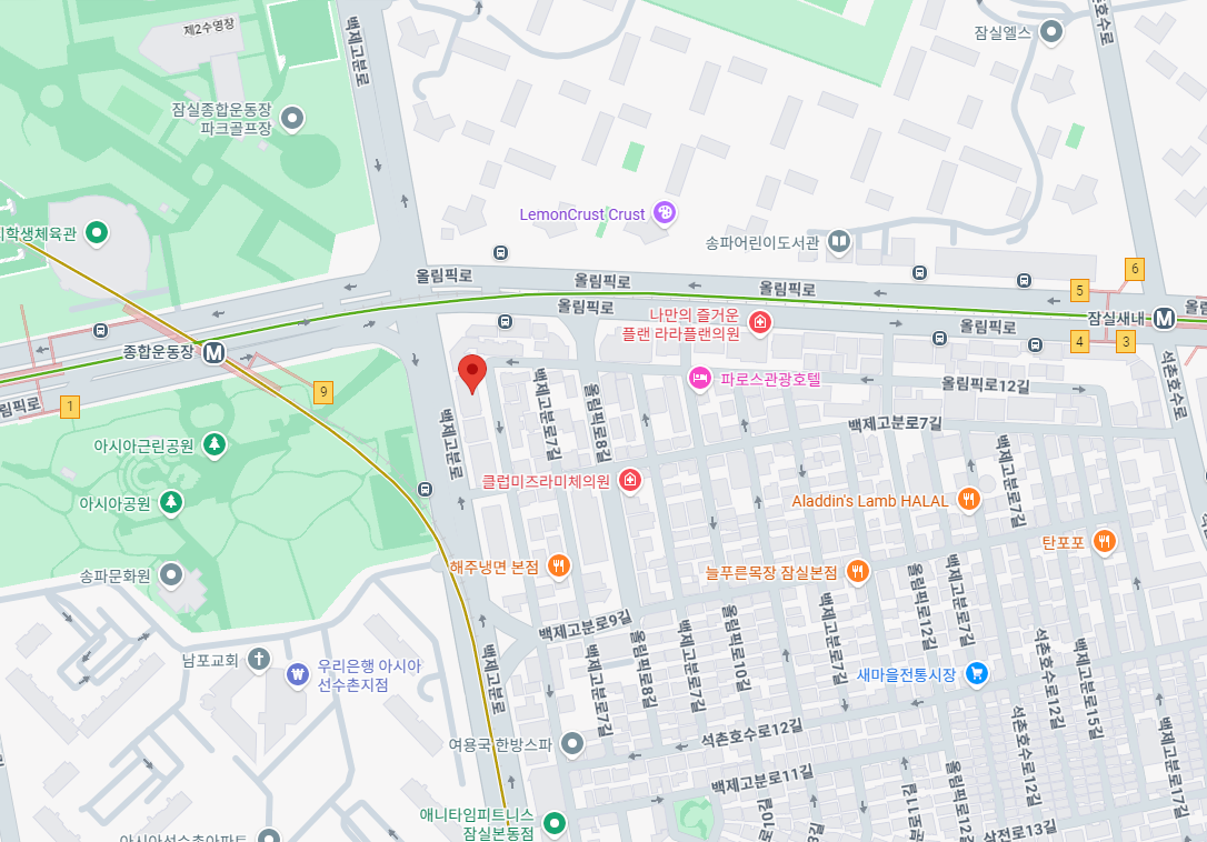 엘스방문요양센터 위치 지도