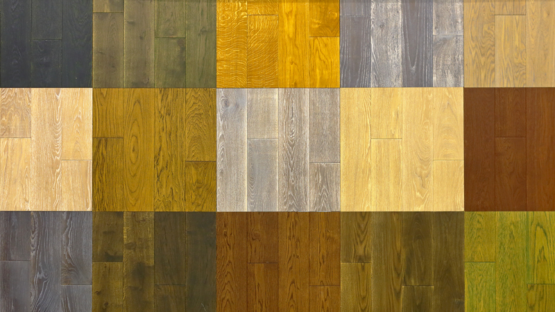 Colored Parquet Flooring