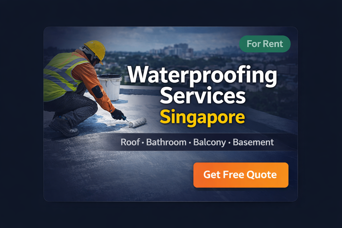 Water Proofing - general website for rent in Singapore