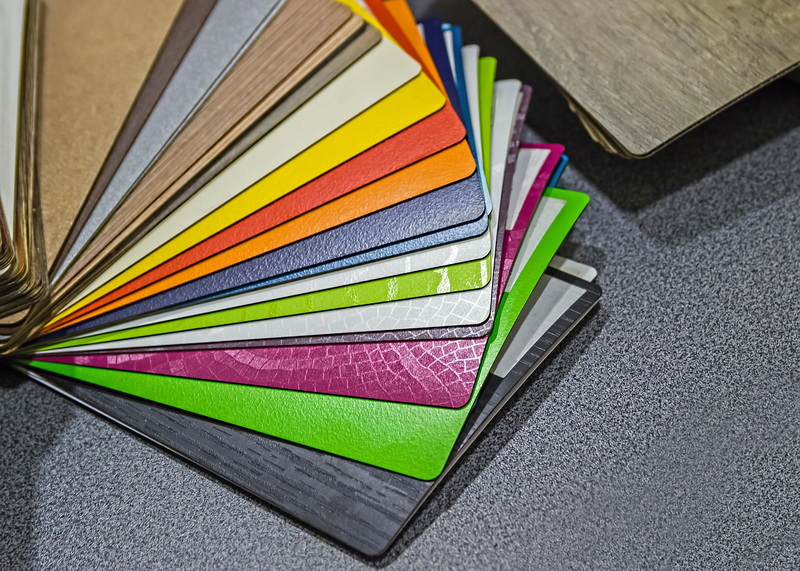 Vinyl Flooring Samples - Wide variety of colors and textures