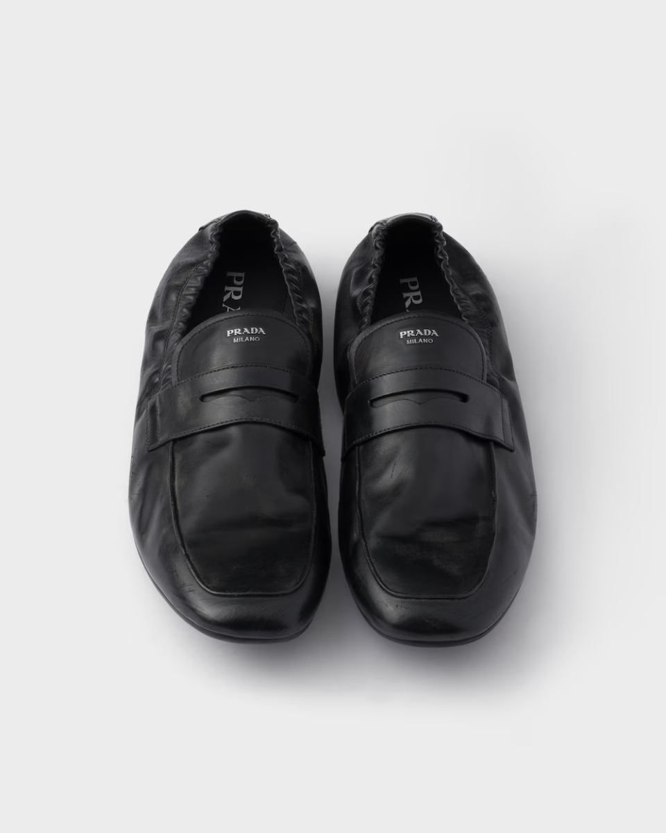 Shuffle 復古皮革樂福鞋 - 4