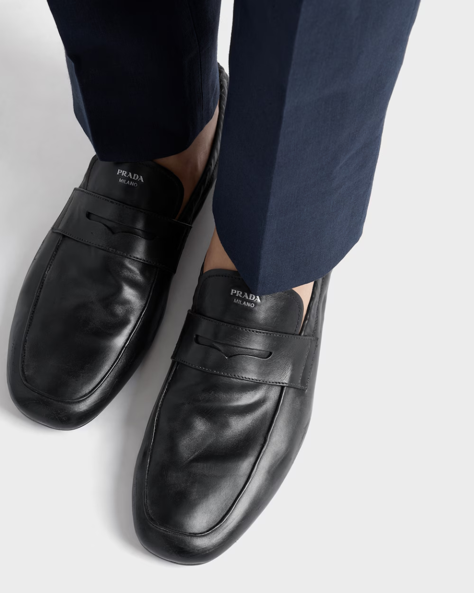 Shuffle 復古皮革樂福鞋 - 3