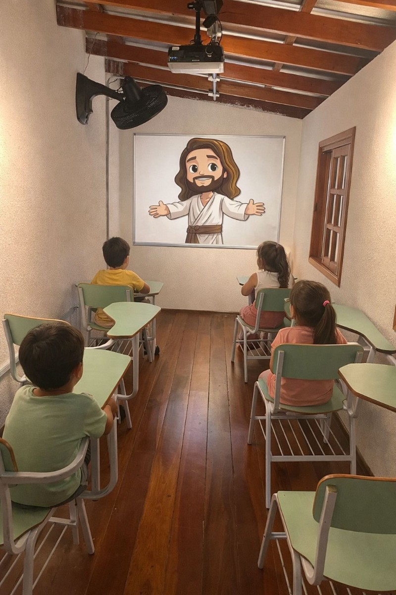 Aula com Projeção - Evangelização Infantil