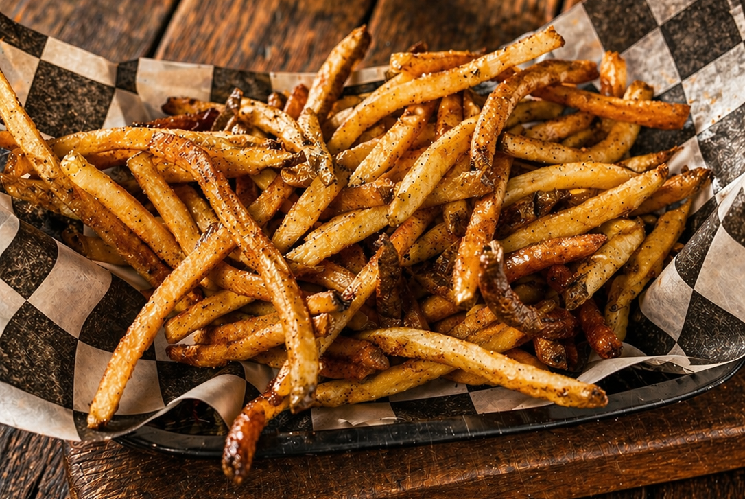 Beef Tallow Fries at Happy's Eatery