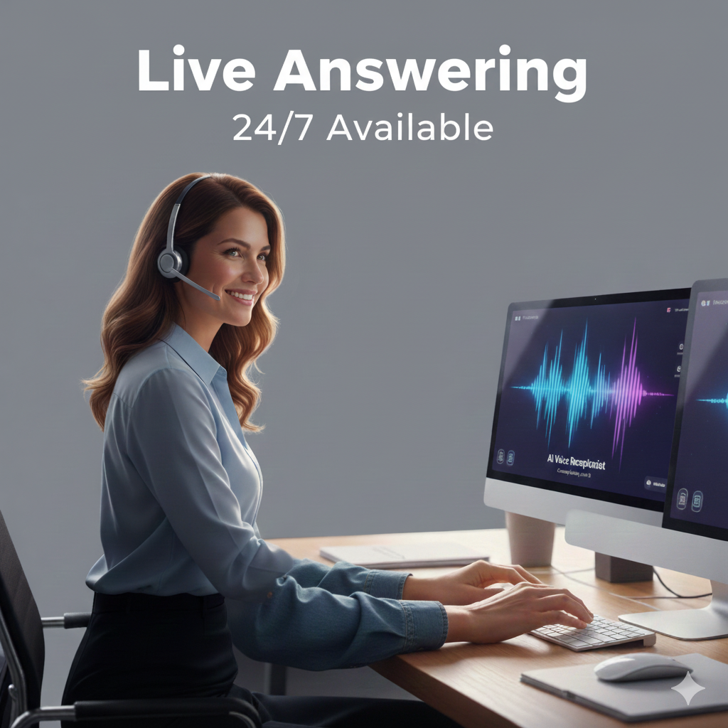 AI Voice Receptionist Interface