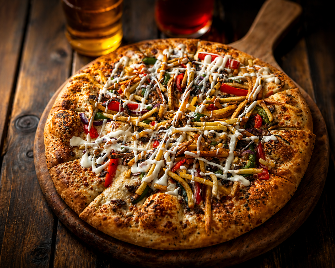 Pittsburgh-Style Pizza at Happy's Eatery
