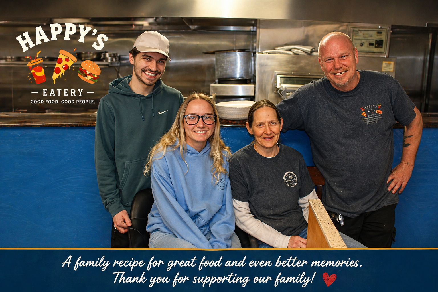 The Happy's Eatery team in Monroeville PA