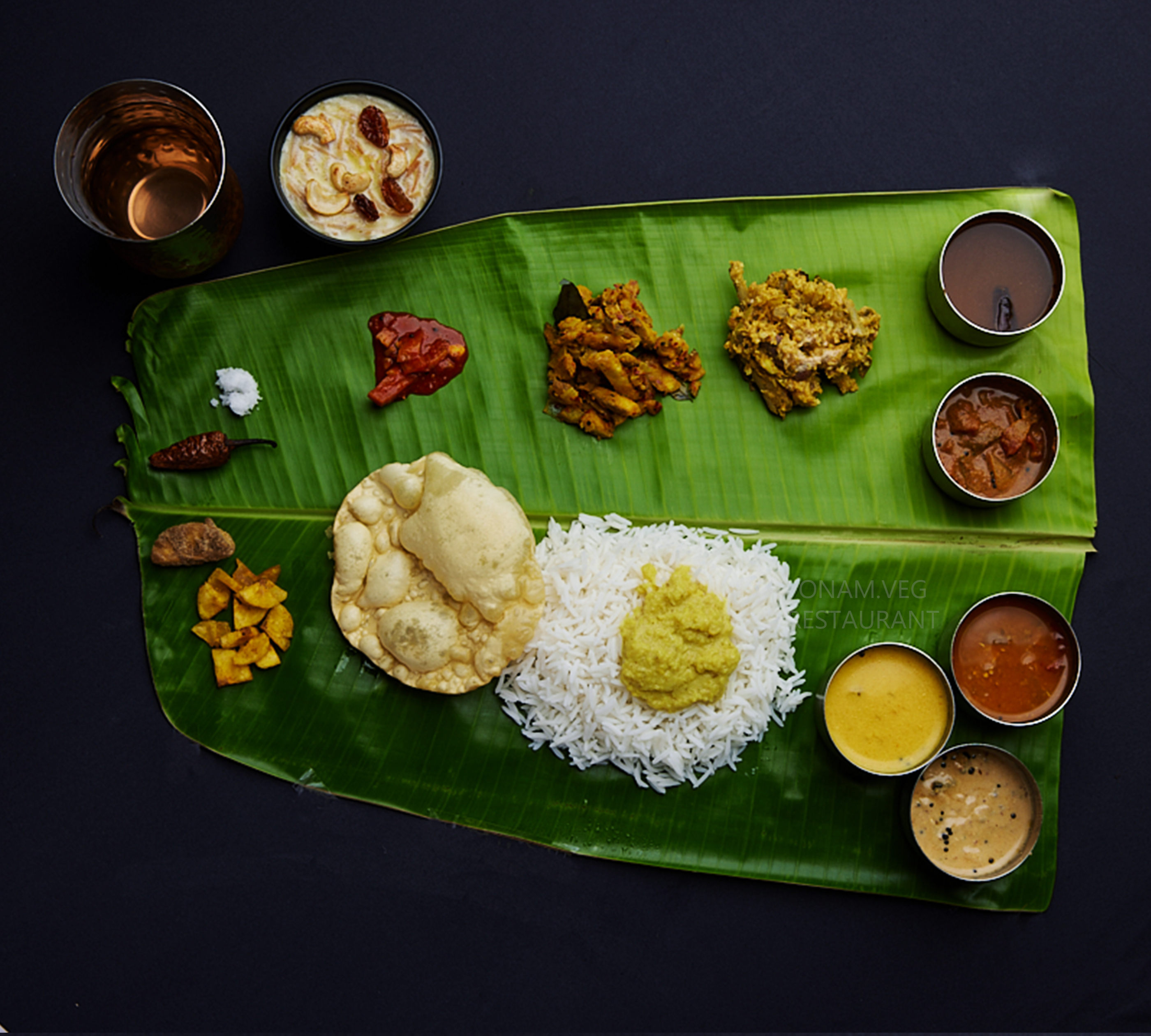 Kerala Sadhya - Traditional Onam Feast