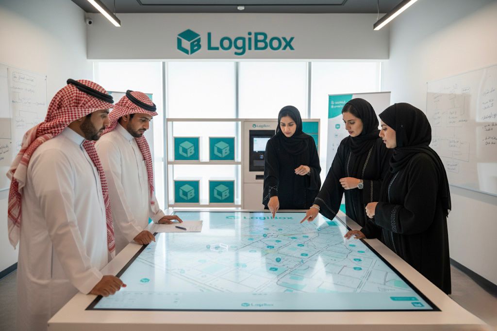 LogiBox in office building