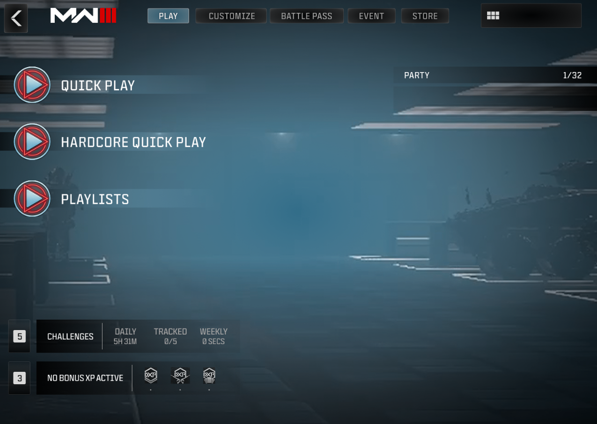 Modern Warfare 3 UI Redesign
