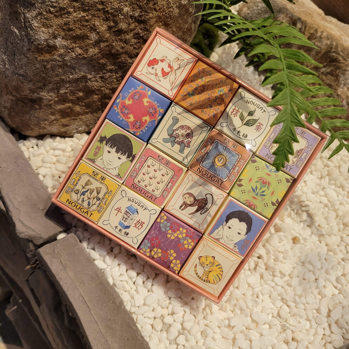 Okura Nougat luxury gift box with premium UV-branded packaging for bespoke corporate gifting and SMB brand diplomacy