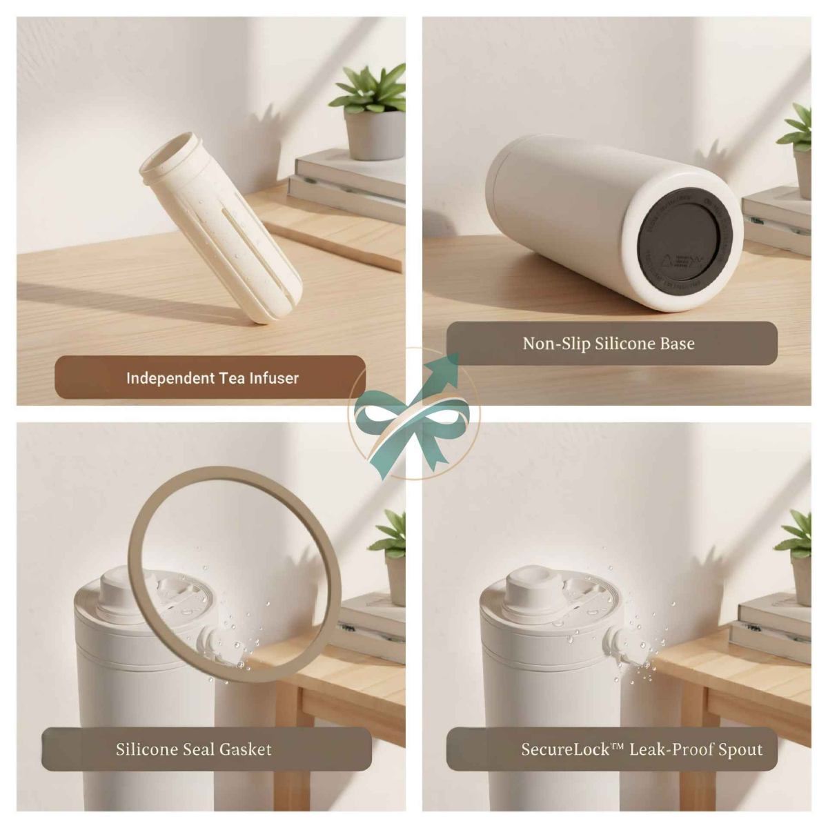 BeWotah UV-branded insulated tumbler - boutique gifting studio signature vessel for SMB brand diplomacy