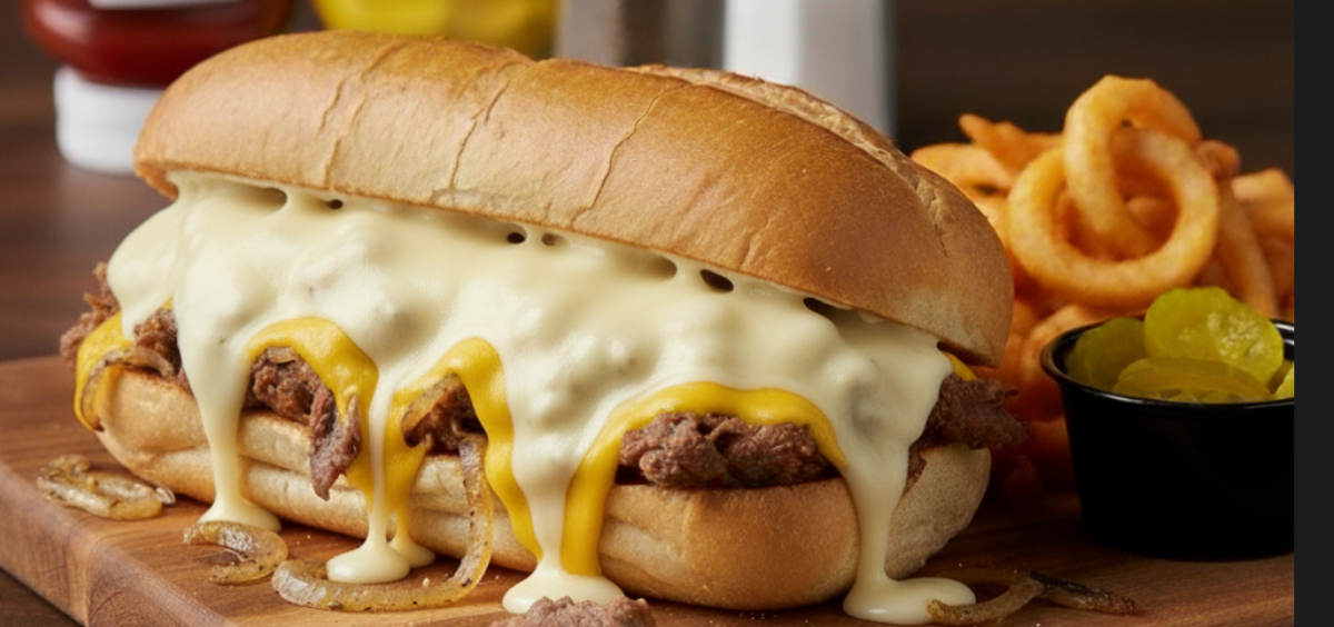 Three Cheese Philly Steak